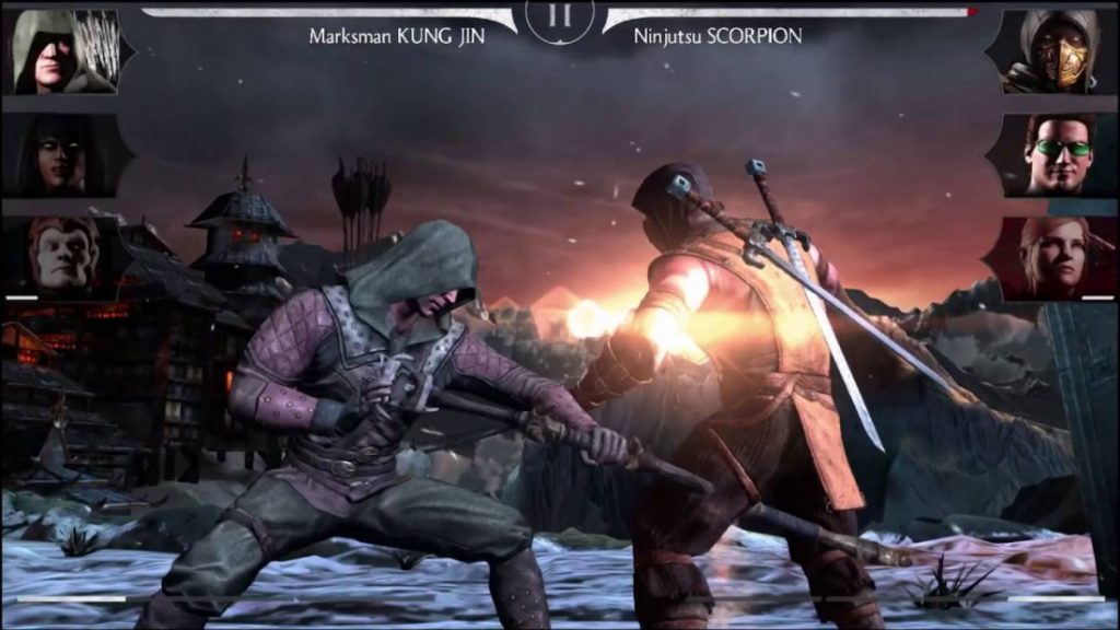 Gameplay of the mobile version of Mortal Kombat X